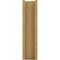 Ekena Millwork 6-in W x 16-in D x 24-in H Funston Slat Rough Cedar Woodgrain TimberThane Outlooker, Primed Tan OUTUR060X16X24FST24RCPR - alternate 2